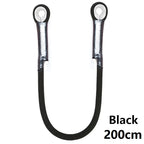 Cuerda para escalada en roca al aire libre, cuerda estática de 10,5mm, 20kN, protector de ojo a ojo, cordón precocido, eslinga, equipo de montañismo