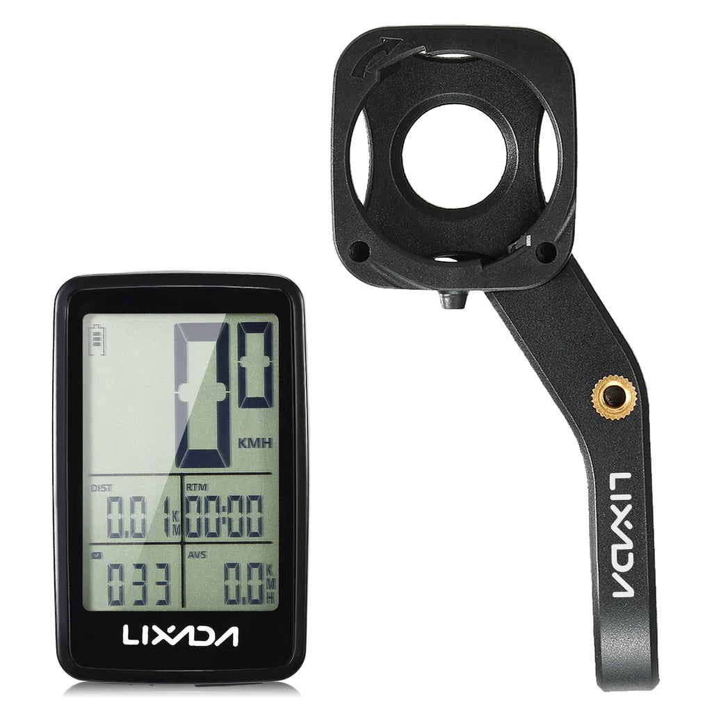 Cronómetro de ciclismo inalámbrica recargable por USB  Velocímetro de bicicleta con 11 funciones, odómetro BKV-1206