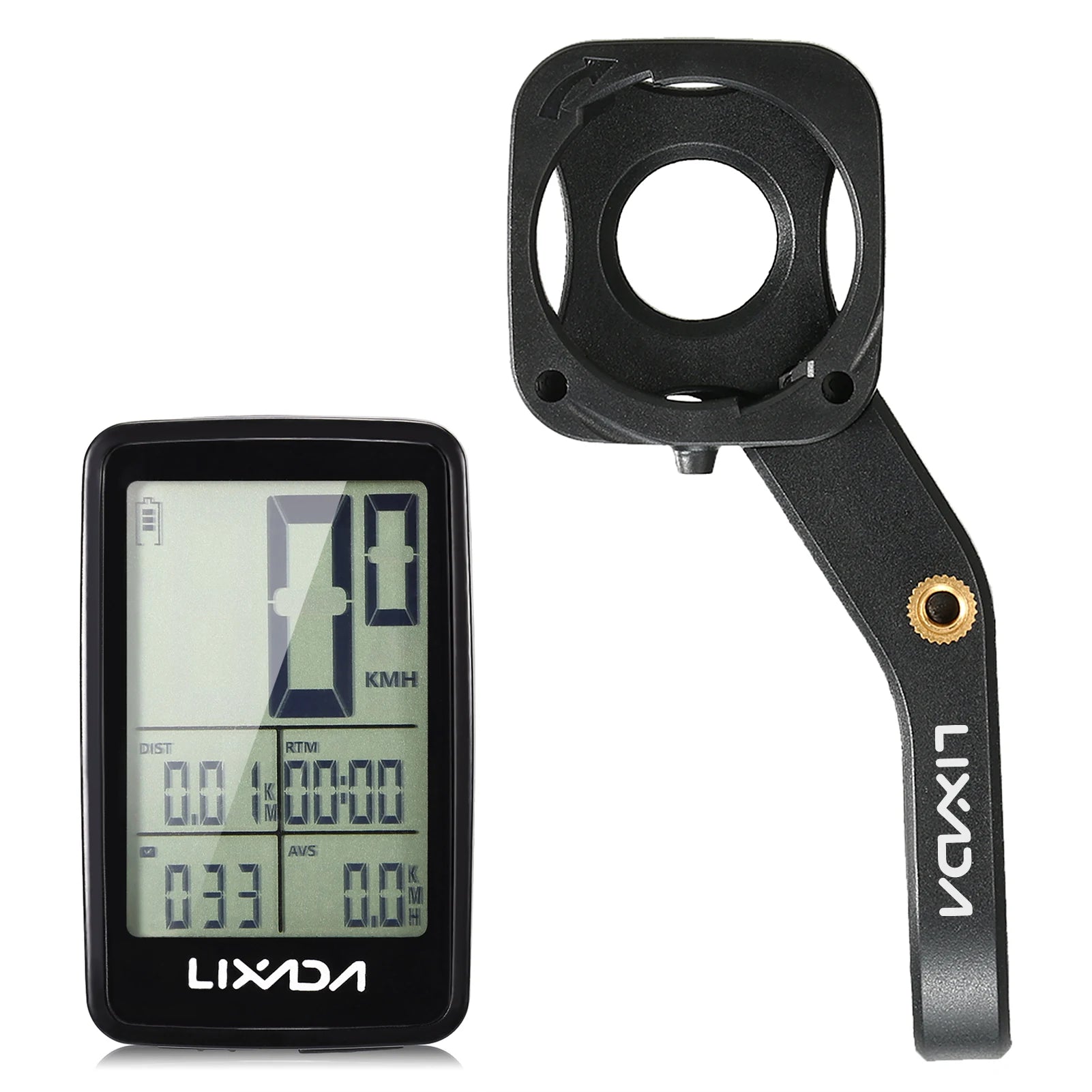 Cronómetro de ciclismo inalámbrica recargable por USB  Velocímetro de bicicleta con 11 funciones, odómetro BKV-1206