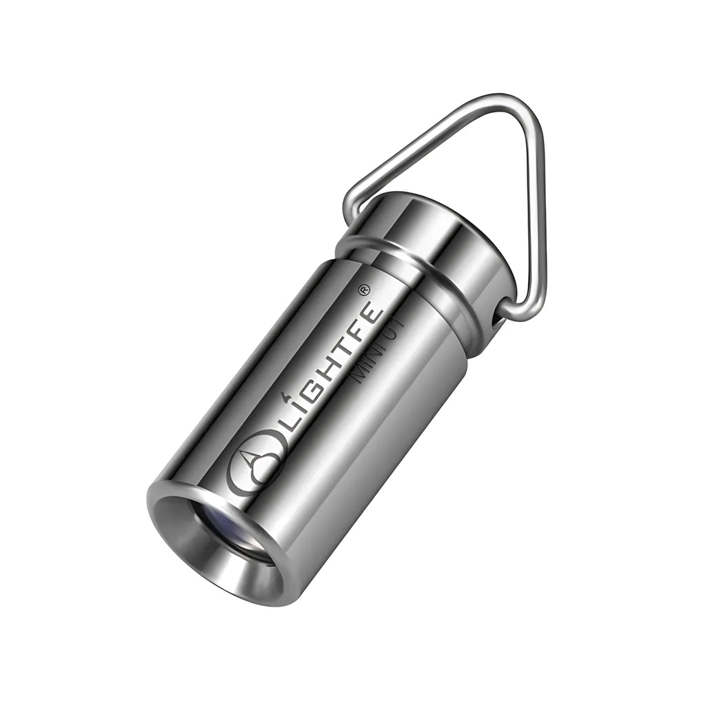 Linterna LED Mini de Titanio para Llavero 65g - IPX7 Impermeable,Ultracompacta 25mm para Camping/Senderismo/Emergencias con Iluminación Potente Supervivencia Accesorios