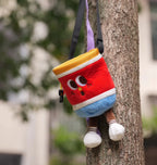 Bolsa de magnesia para escalada en roca, bonita bolsa de tiza para escalada, equipo para adultos, bolsa de polvo para deportes al aire libre, bolsa de escalada