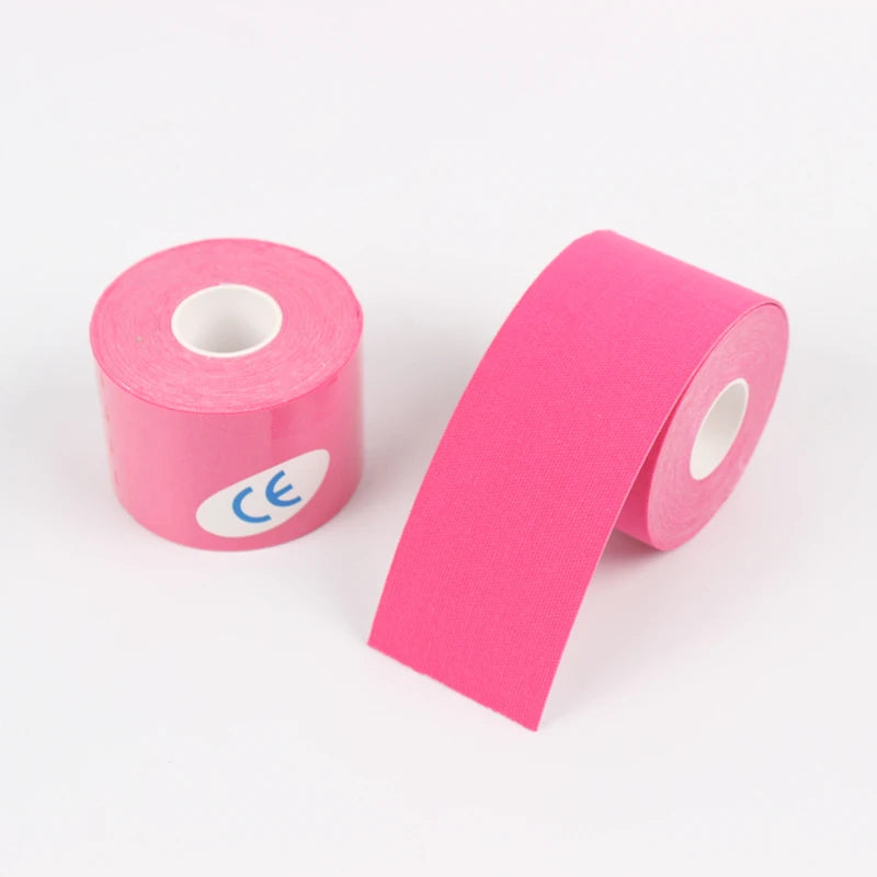 Cinta deportiva de kinesiología muscular, parche elástico para aliviar el dolor de rodilla, pegatinas de recuperación atlética, vendajes de Fitness, 5-10 cm
