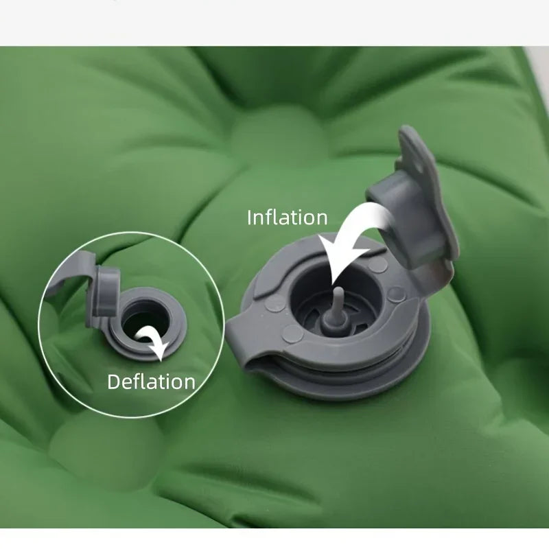 Colchón inflable doble para acampar al aire libre, colchoneta para dormir Extra ancha, cama plegable ultraligera, colchoneta para dormir, colchoneta de viaje para coche