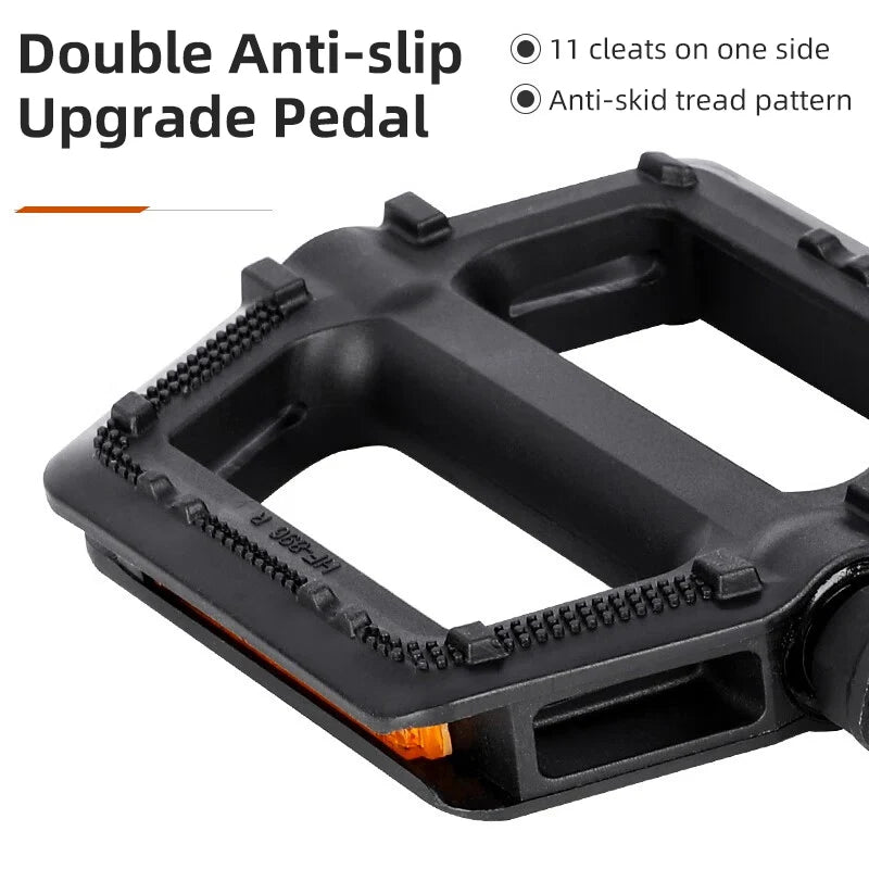 Pedales de bicicleta ultraligeros, Pedal de carretera MTB, accesorios para bicicleta de montaña, plataforma de pie antideslizante, pedales universales estándar de 9''16