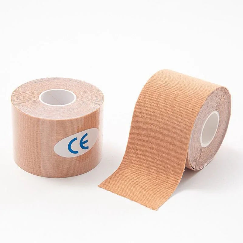 Cinta deportiva de kinesiología muscular, parche elástico para aliviar el dolor de rodilla, pegatinas de recuperación atlética, vendajes de Fitness, 5-10 cm