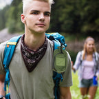 Bolsa de accesorios táctica EDC, equipo de senderismo portátil al aire libre, funda para teléfono móvil de montañismo, tela Oxford duradera