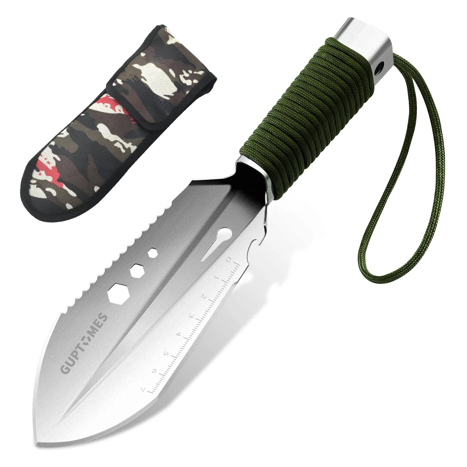 Pala multiherramienta 8 en 1 para acampar, herramientas de jardín, pala militar para senderismo, pala de supervivencia, Gadgets de Camping para herramienta al aire libre