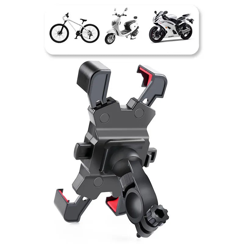 Soporte para teléfono de bicicleta, accesorios para bicicleta, soporte ajustable para motocicleta 360 °   Clip giratorio GPS Ciclismo Mtb Accesorios Bicicletas Deportes