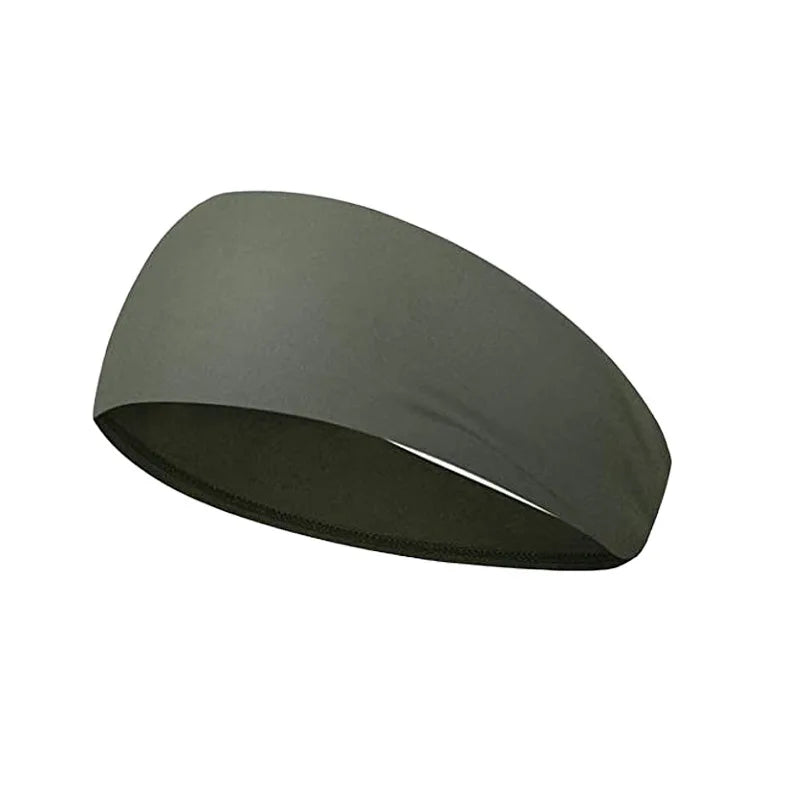 Diadema deportiva para hombre y mujer, banda elástica para el sudor para gimnasio, Fitness, correr, Yoga, diadema, bandas para el cabello absorbentes transpirables de secado rápido