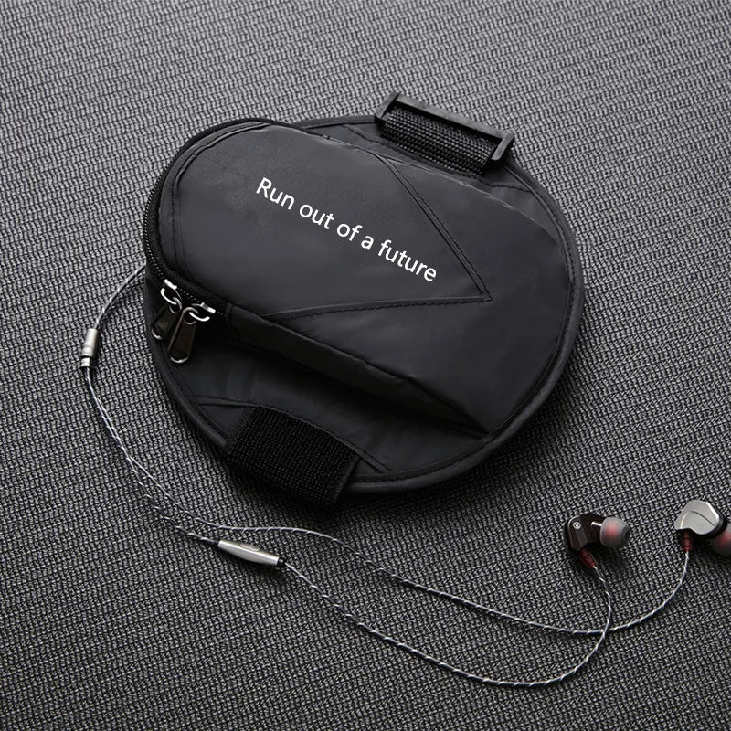 Brazalete impermeable para exteriores, bolsa de muñeca deportiva para correr, soporte para teléfono con conector para auriculares, bolsa móvil
