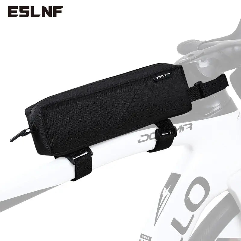 Bolsa para tubo superior de bicicleta, bolsa ligera y estable para cuadro de bicicleta de montaña y carretera