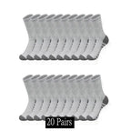 10/20/30 pares de calcetines clásicos para hombre, calcetines deportivos Unisex para correr, baloncesto, antideslizantes, calcetines transpirables para exteriores para hombre