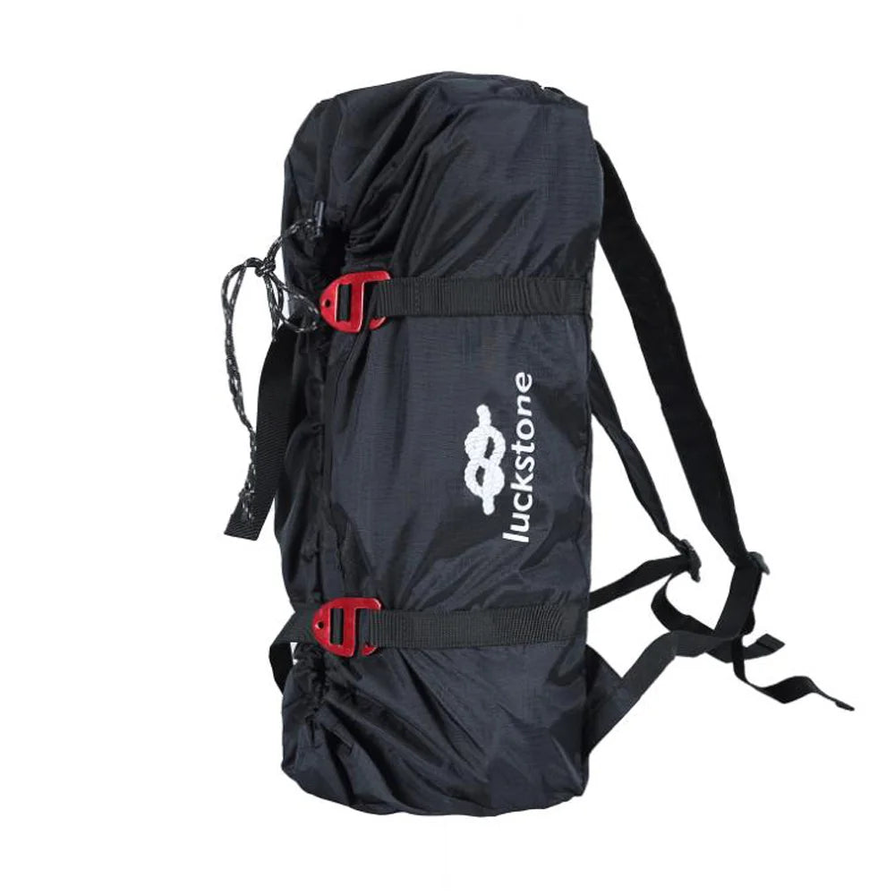 Bolsa de cuerda para escalada en roca, bolsa de transporte de cordón, mochila de hombro para senderismo, mochila impermeable portátil plegable, estera de suelo