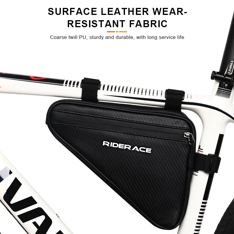 Bolsas impermeables para tubo de ciclismo, bolsa triangular para bicicleta de montaña y carretera de 1,5 l, bolsas delanteras para cuadro de ciclismo, herramientas de reparación, bolsa para bicicleta