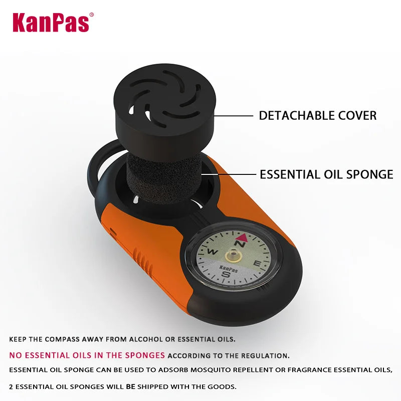 Brújula con termómetro/Kit de termohigrómetro de calidad/para exteriores, Camping, senderismo, senderismo, caza, ahorro en vivo, supervivencia