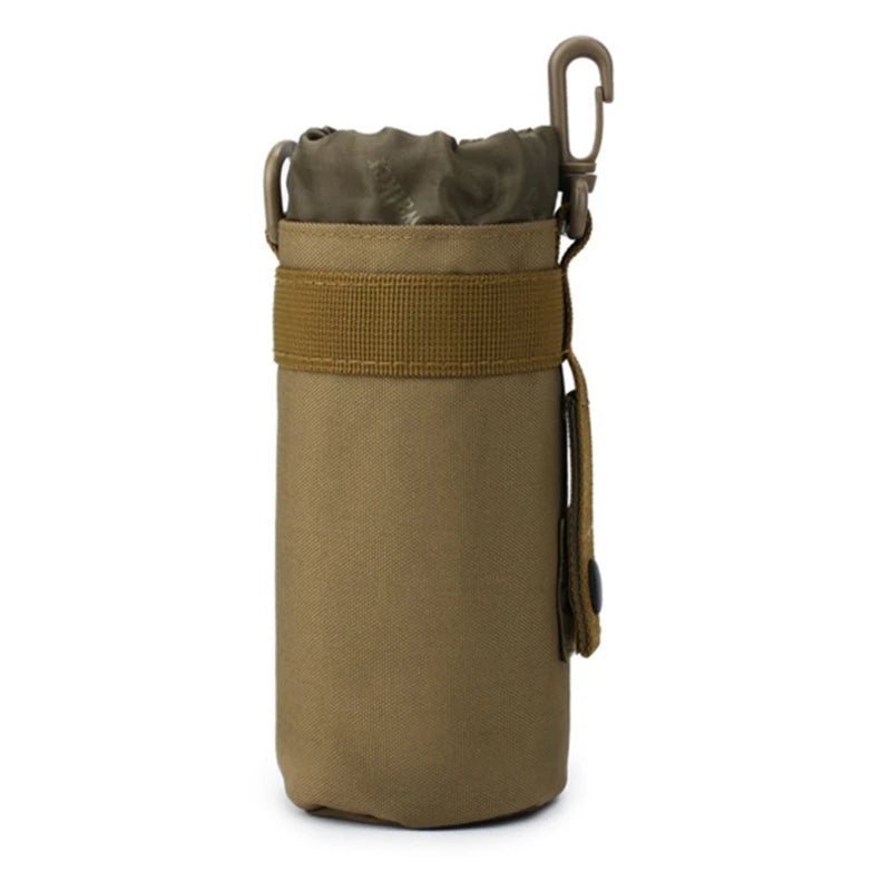 Bolsa portabotellas G92F, bolsa táctica nailon para botella agua portabotellas para acampar, senderismo