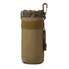 Bolsa portabotellas G92F, bolsa táctica nailon para botella agua portabotellas para acampar, senderismo