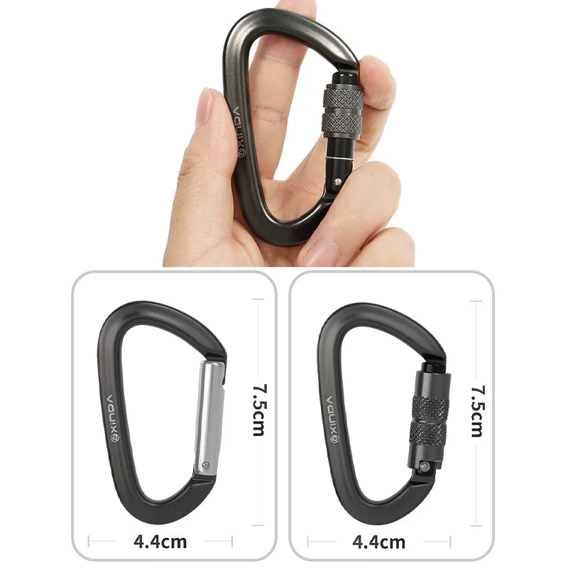 Xinda-cordón de herramienta de seguridad con gancho de mosquetón, cuerda de seguridad anticaída, accesorios de escalada para trabajo aéreo
