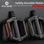 Pedales de bicicleta ultraligeros, Pedal de carretera MTB, accesorios para bicicleta de montaña, plataforma de pie antideslizante, pedales universales estándar de 9''16