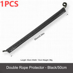 Ccubierta protectora de cuerda de escalada Protector de cuerda de escalada en roca de PVC ligero equipo de rappel antidesgaste