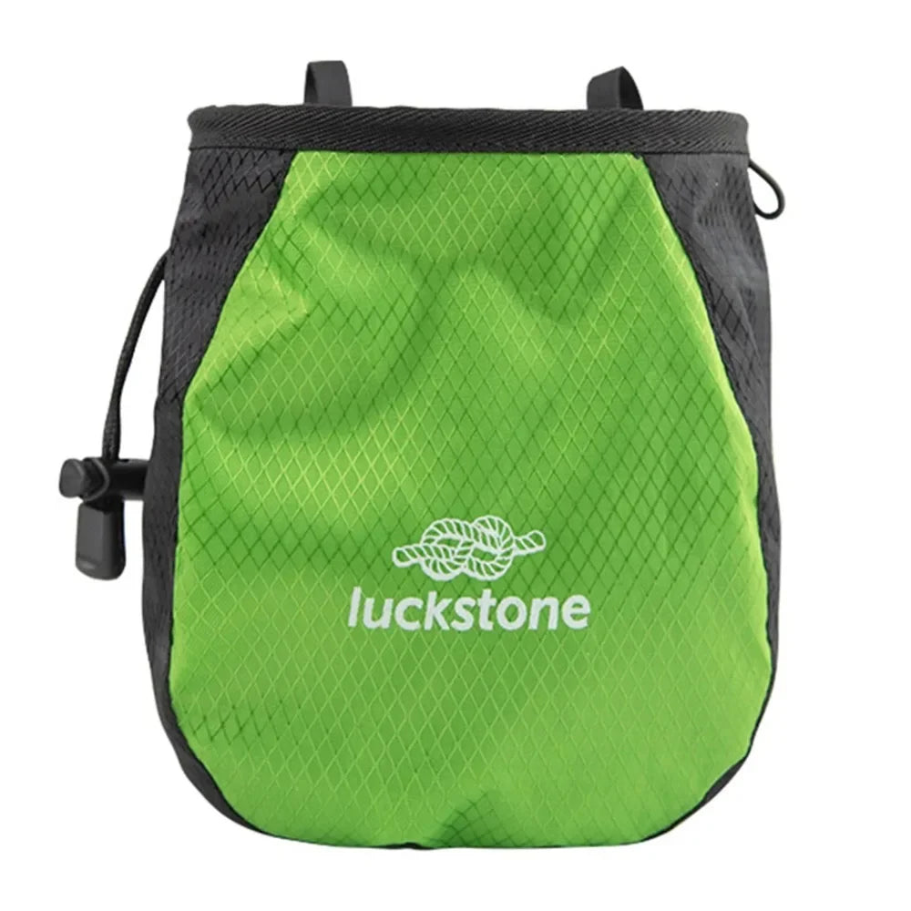 Bolsa de tiza impermeable para escalada y levantamiento de pesas, bolsa de polvo de magnesio con cinturón ajustable, bolsa de tiza para gimnasio de gran capacidad
