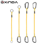 Xinda-cordón de herramienta de seguridad con gancho de mosquetón, cuerda de seguridad anticaída, accesorios de escalada para trabajo aéreo
