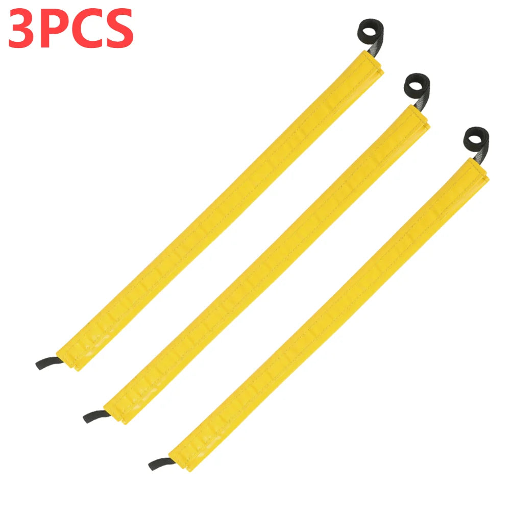 Ccubierta protectora de cuerda de escalada Protector de cuerda de escalada en roca de PVC ligero equipo de rappel antidesgaste