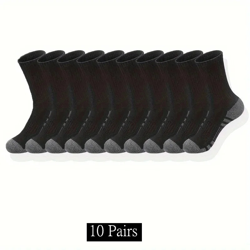 10/20/30 pares de calcetines clásicos para hombre, calcetines deportivos Unisex para correr, baloncesto, antideslizantes, calcetines transpirables para exteriores para hombre