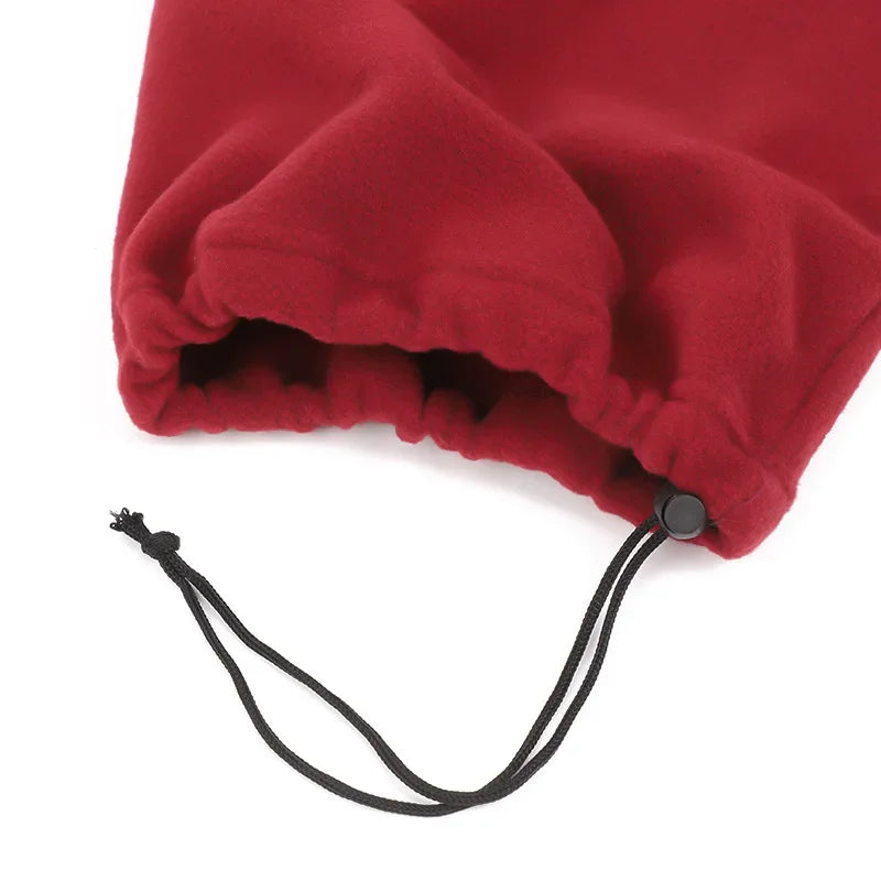 Bufanda de tubo de cuello a prueba de viento para hombre y mujer, pañuelo cálido de lana para invierno, máscara de media cara, ciclismo, deporte de esquí, Camping, senderismo