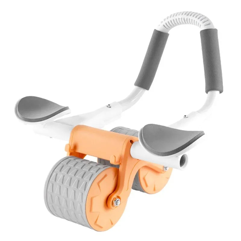 Soporte para codo, rueda Abdominal de rebote automático, entrenador de músculos abdominales con pantalla de mostrador, rueda de rodillo para ejercicio físico