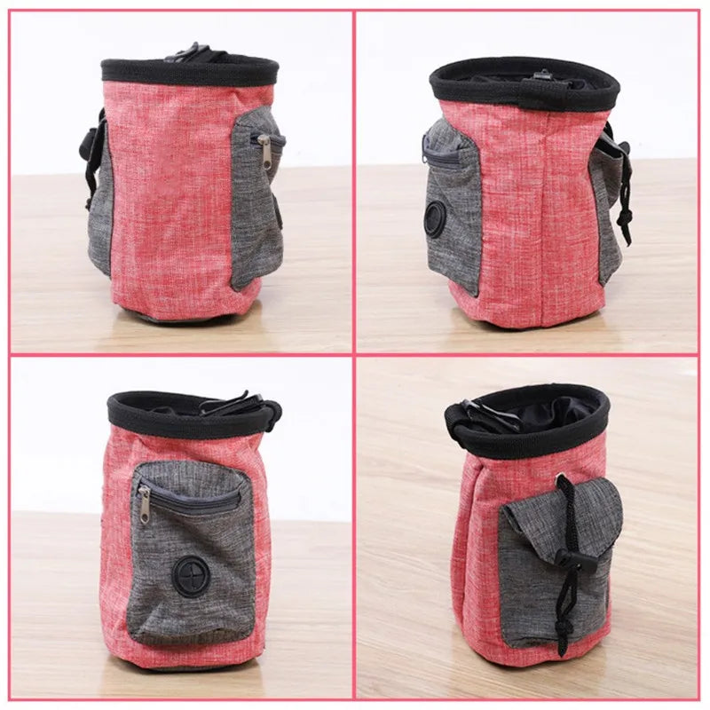 Bolsa de magnesia de escalada al aire libre, kit de entrenamiento de mascotas, bolsa de cintura de espeleología, paquete de tiza, bolsa de polvo de magnesio de poliéster impermeable