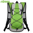 Paquete de hidratación, mochila de hidratación aislada o vejiga de agua y almacenamiento sin BPA de 2L, mochila de senderismo para correr, andar en bicicleta, acampar