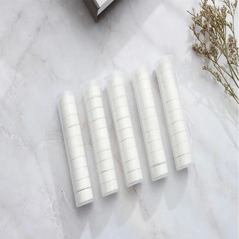 Toallas comprimidas portátiles de viaje, toalla facial no tejida para acampar al aire libre, senderismo, toalla desechable, tabletas, pañuelos humedecidos, 10/20 piezas