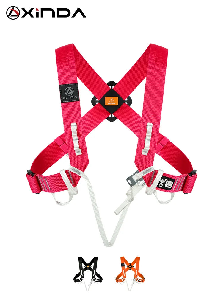 Arnés con cinturón de seguridad para el pecho SRT, arnés de Dyneema, seguridad para escalada en roca, resistente al agua y antiincrustante