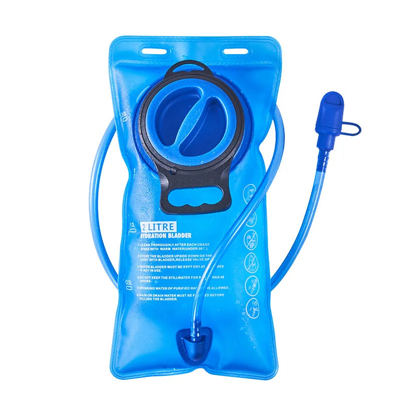 Mochila para ciclismo, juego de bolsas de agua de 2L, mochila transpirable para correr, bolsa de agua para beber, contenedor de reposición de hidratación