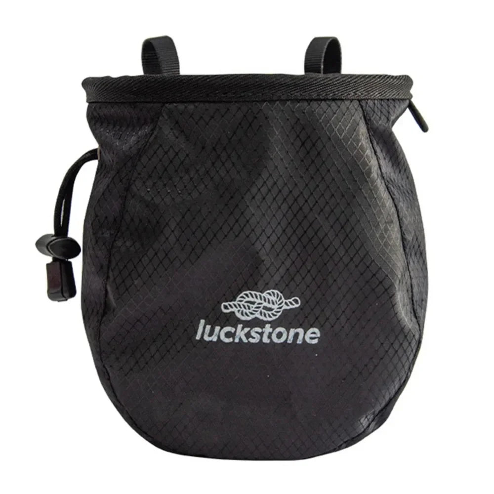 Bolsa de tiza impermeable para escalada y levantamiento de pesas, bolsa de polvo de magnesio con cinturón ajustable, bolsa de tiza para gimnasio de gran capacidad