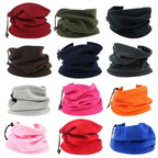 Bufanda de tubo de cuello a prueba de viento para hombre y mujer, pañuelo cálido de lana para invierno, máscara de media cara, ciclismo, deporte de esquí, Camping, senderismo