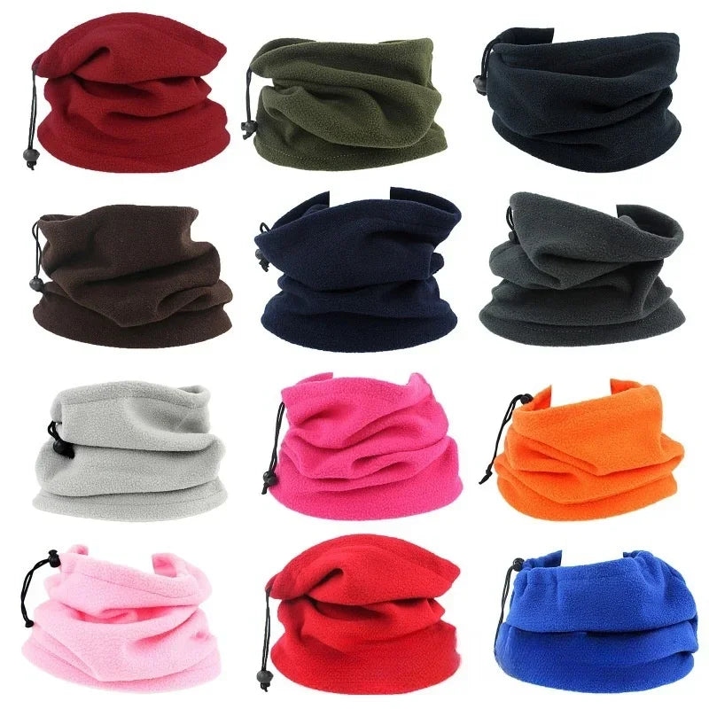 Bufanda de tubo de cuello a prueba de viento para hombre y mujer, pañuelo cálido de lana para invierno, máscara de media cara, ciclismo, deporte de esquí, Camping, senderismo