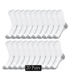 10/20/30 pares de calcetines clásicos para hombre, calcetines deportivos Unisex para correr, baloncesto, antideslizantes, calcetines transpirables para exteriores para hombre
