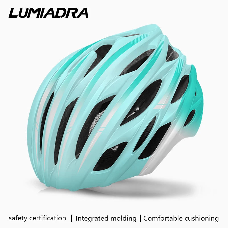 Cascos de bicicleta para adultos, cascos de seguridad anticolisión para bicicleta de montaña, ultraligeros, transpirables, moldeados integralmente