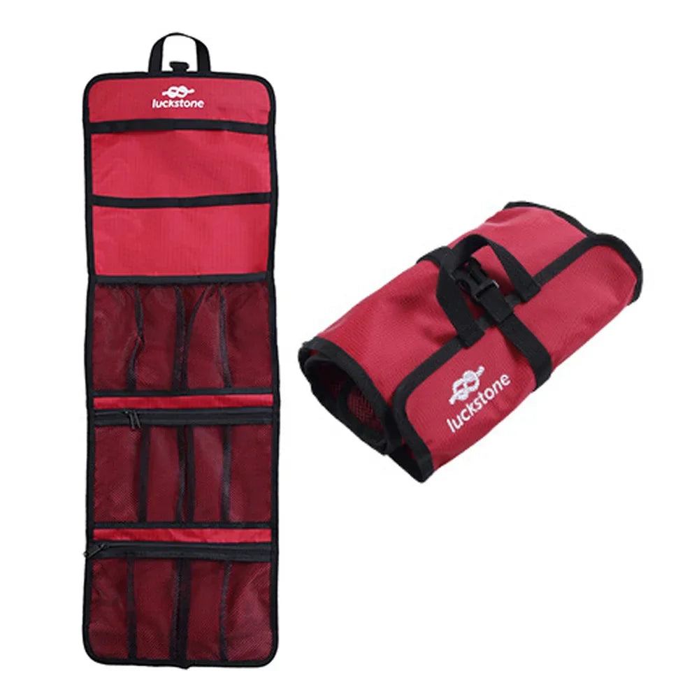 Bolsa de almacenamiento para escalada en roca, equipo de engranajes, bolsa de almacenamiento organizada, mosquetón, bolsa organizada