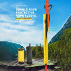 Ccubierta protectora de cuerda de escalada Protector de cuerda de escalada en roca de PVC ligero equipo de rappel antidesgaste
