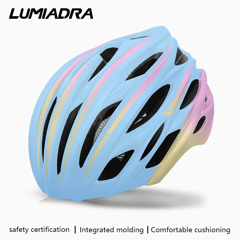Cascos de bicicleta para adultos, cascos de seguridad anticolisión para bicicleta de montaña, ultraligeros, transpirables, moldeados integralmente