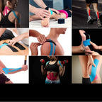 Cinta deportiva de kinesiología muscular, parche elástico para aliviar el dolor de rodilla, pegatinas de recuperación atlética, vendajes de Fitness, 5-10 cm