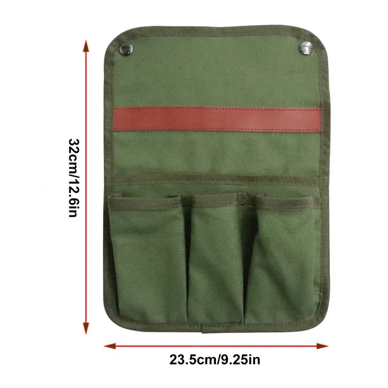 Bolsas de almacenamiento con reposabrazos para silla de acampada al aire libre, bolsas colgantes laterales portátiles para silla de playa, bolsa organizadora para pesca, Camping y senderismo, 1 ud.