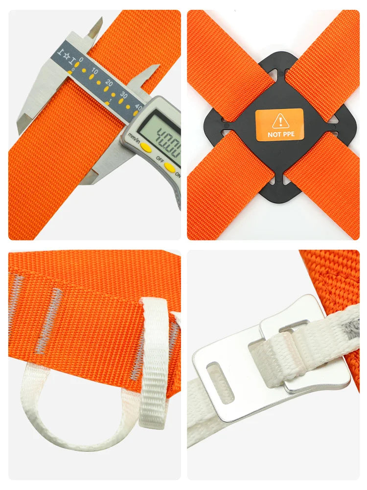 Arnés con cinturón de seguridad para el pecho SRT, arnés de Dyneema, seguridad para escalada en roca, resistente al agua y antiincrustante