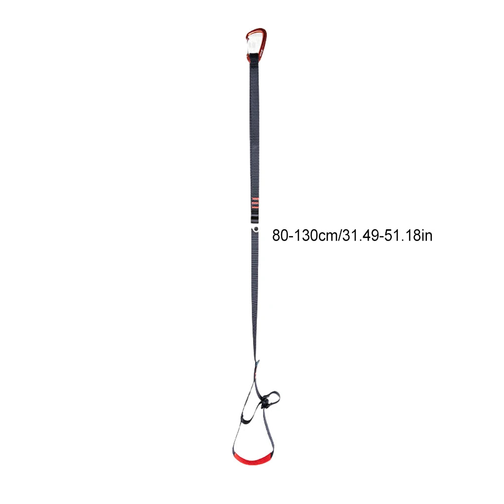 Accesorio ascendente de bucle de pie de escalada en roca, correa de escalada resistente al desgaste, herramientas de Montañismo para deportes al aire libre