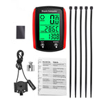 Velocímetro para bicicleta, odómetro, pantalla LCD, velocímetro de ciclismo con cable, velocímetro para bicicleta de montaña, accesorios para bicicleta