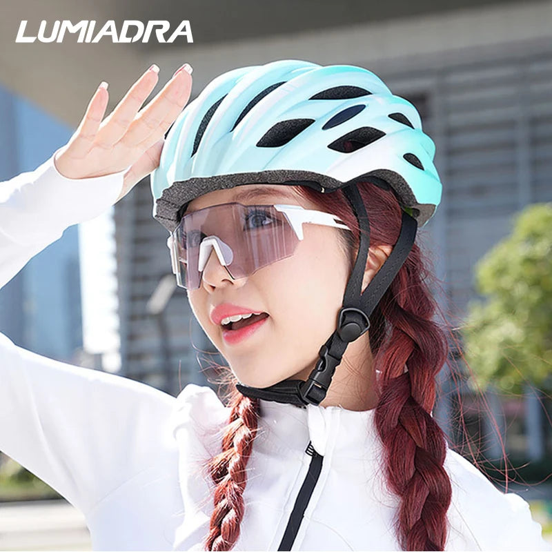 Cascos de bicicleta para adultos, cascos de seguridad anticolisión para bicicleta de montaña, ultraligeros, transpirables, moldeados integralmente