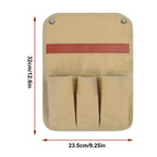 Bolsas de almacenamiento con reposabrazos para silla de acampada al aire libre, bolsas colgantes laterales portátiles para silla de playa, bolsa organizadora para pesca, Camping y senderismo, 1 ud.